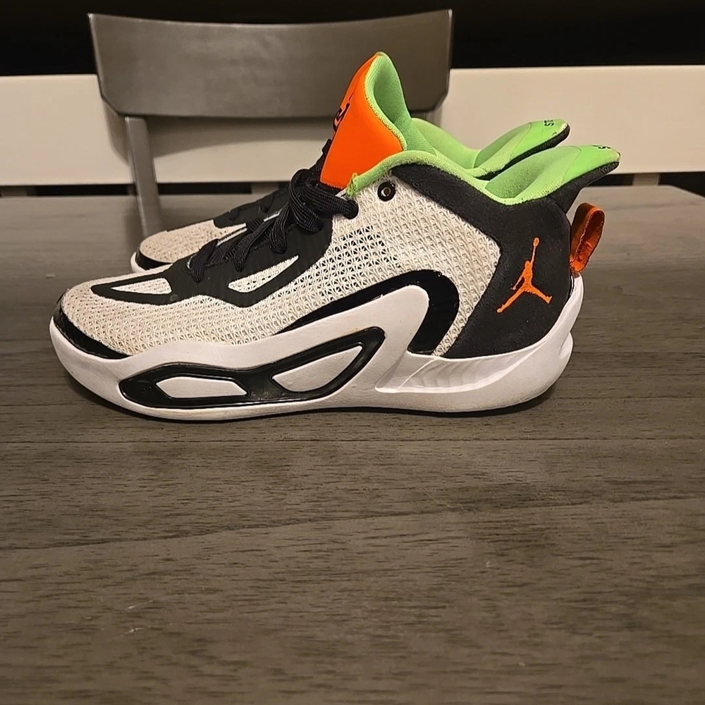 Jordan Kids' Sneakers - Black, White, and Orange